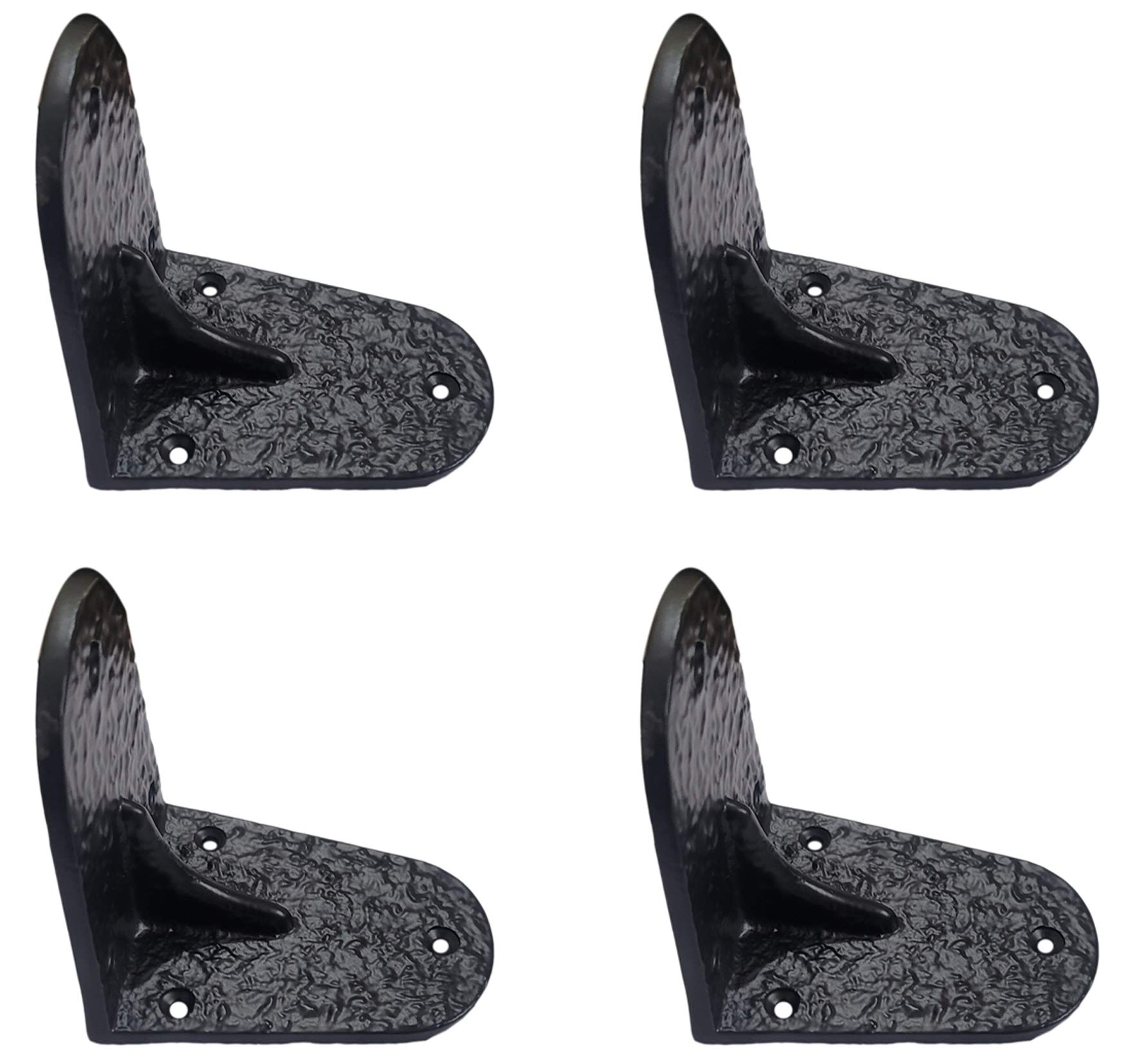 Adonai Hardware Elioenai Antique Cast Iron Sturdy Stylish Decorative Shelf Bracket Supporter for Vintage Barn Wooden Shelves, DIY Easy Installation, Wall Mounted, Metal Corner Brace - Matte Black (B0924SPRKB) Amazon Price History, Amazon Price Tracker