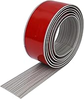 Vista 10 de Tira de Transición de Piso, Tiras de Cobertura de Piso Autoadhesivas Transiciones de Pisos Laminados, Tira Divisoria Plana de Vinilo de 2" de Ancho