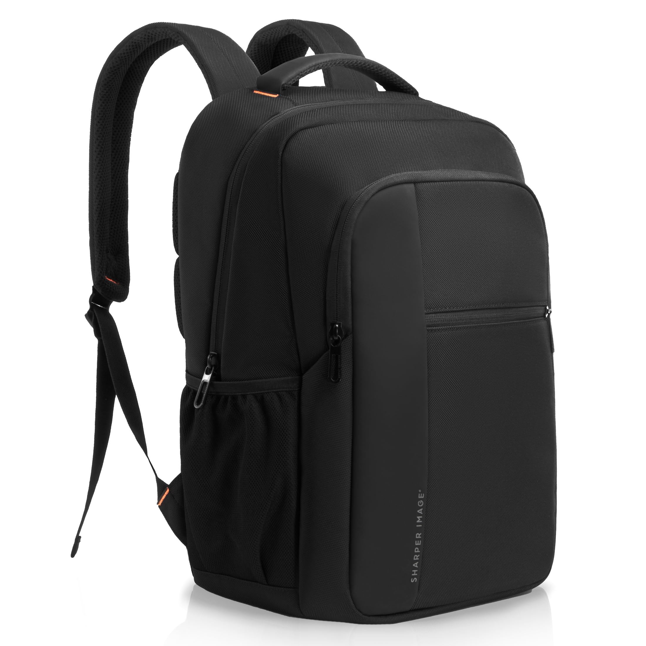 Photo 1 of Sharper Image Laptop Backpack for Men and Women, 35L Water Resistant Computer Bag for Work Business Travel, Heavy Duty College School Backpacks, Fits 16” Laptops/Notebook, Black (Signature Collection)