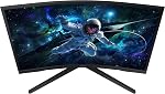 Samsung Odyssey Moniteur de Jeu Courbé de 27 po (2,560 x 1,440) G55C QHD 165 Hz 1 ms, HDR10, FreeSync, Mode Économie d'Œil, Courbure 1000R - LS27CG550ENXZA