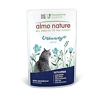 Almo Nature Functional Urinary Help – Cibo Umido per Gatti Adulti al Pesce – Supporto per il Benessere delle Vie Urinarie – 30 Buste da 70g