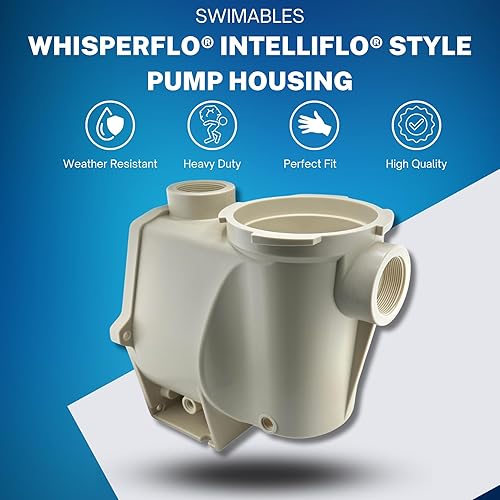 Vista 45 de Swimables Montaje completo de hardware compatible con todas las bombas de piscina Pentair Whisperflo e Intelliflo Incluye pernos de placa