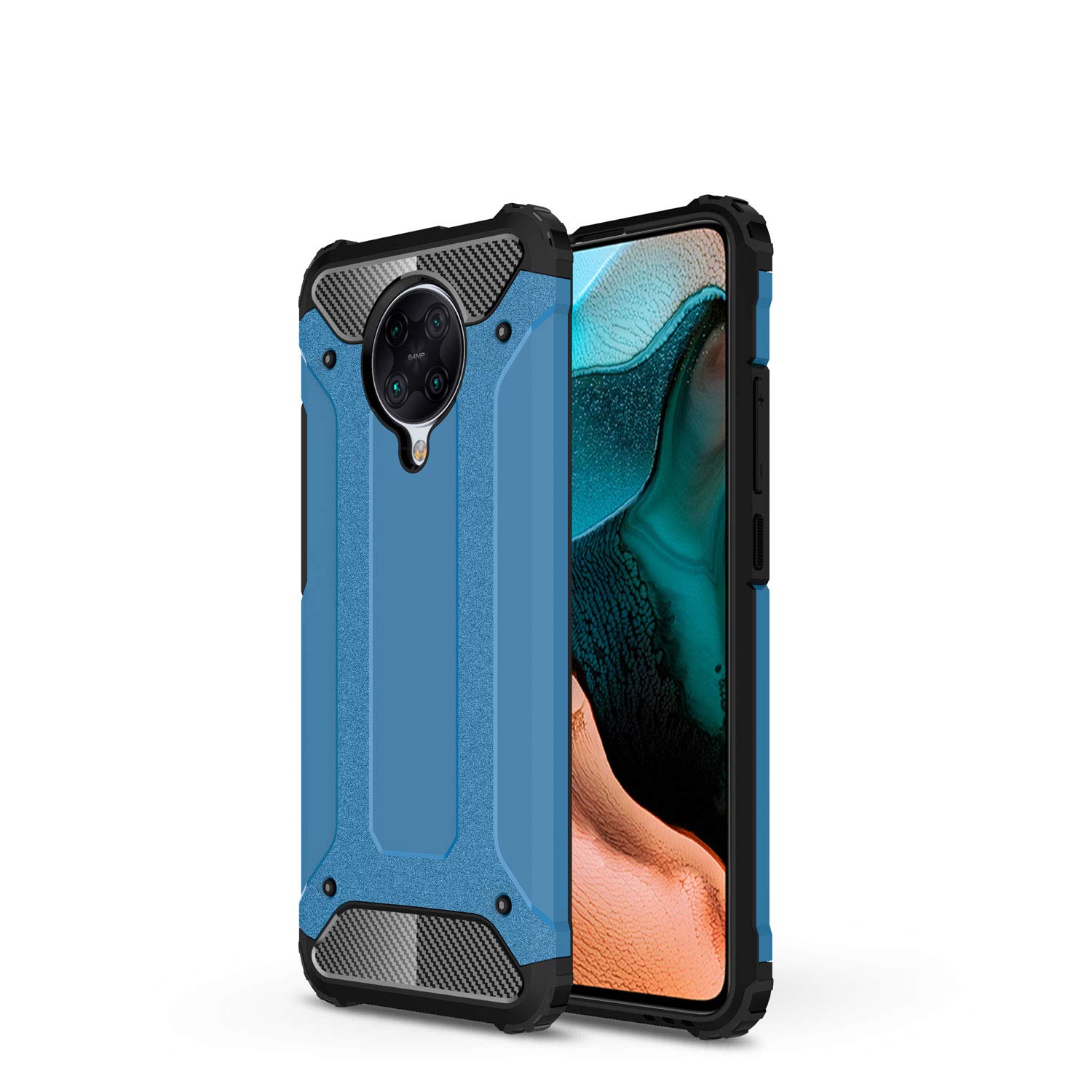 YKNIUFLY Custodia per Xiaomi Poco F2 Pro Cover, Robusto