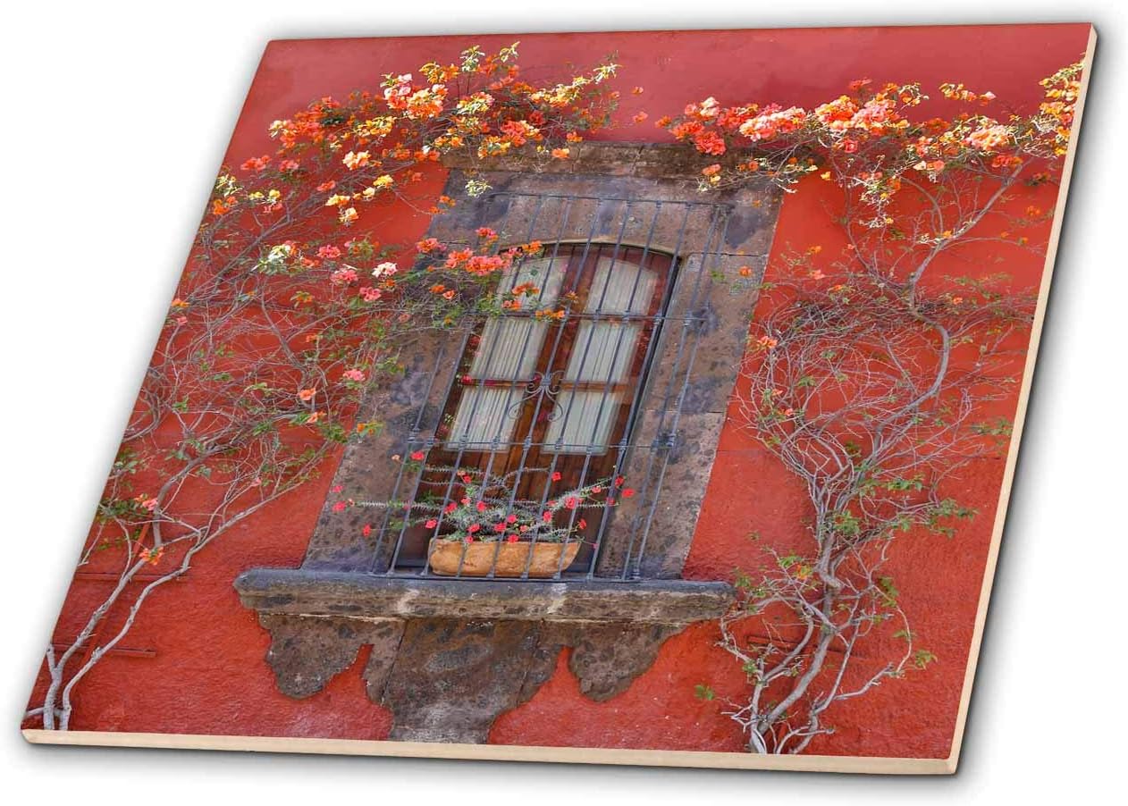 3dRose San Miguel De Allende, Mexico. Colorful 4 Inch Ceramic Tile