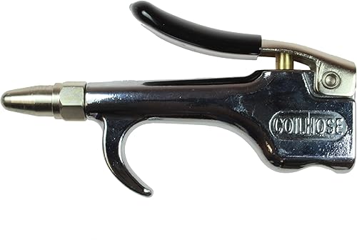 Miniatura 4 de Coilhose Pneumatics Pistola de soplado serie 600-PU15B-B 600 con manguera de aire en espiral de poliuretano Flexcoil, diámetro interior de 14 de