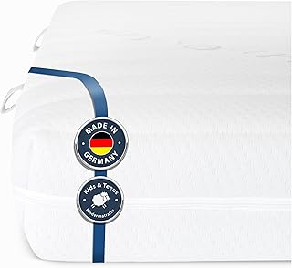 BMM Kindermatratze Razze 100x200cm Härtegrad H2/ Kaltschaummatratze Öko-Tex Zertifiziert/Jugendmatratze für alle Betten/Matratzen produziert in Deutschland
