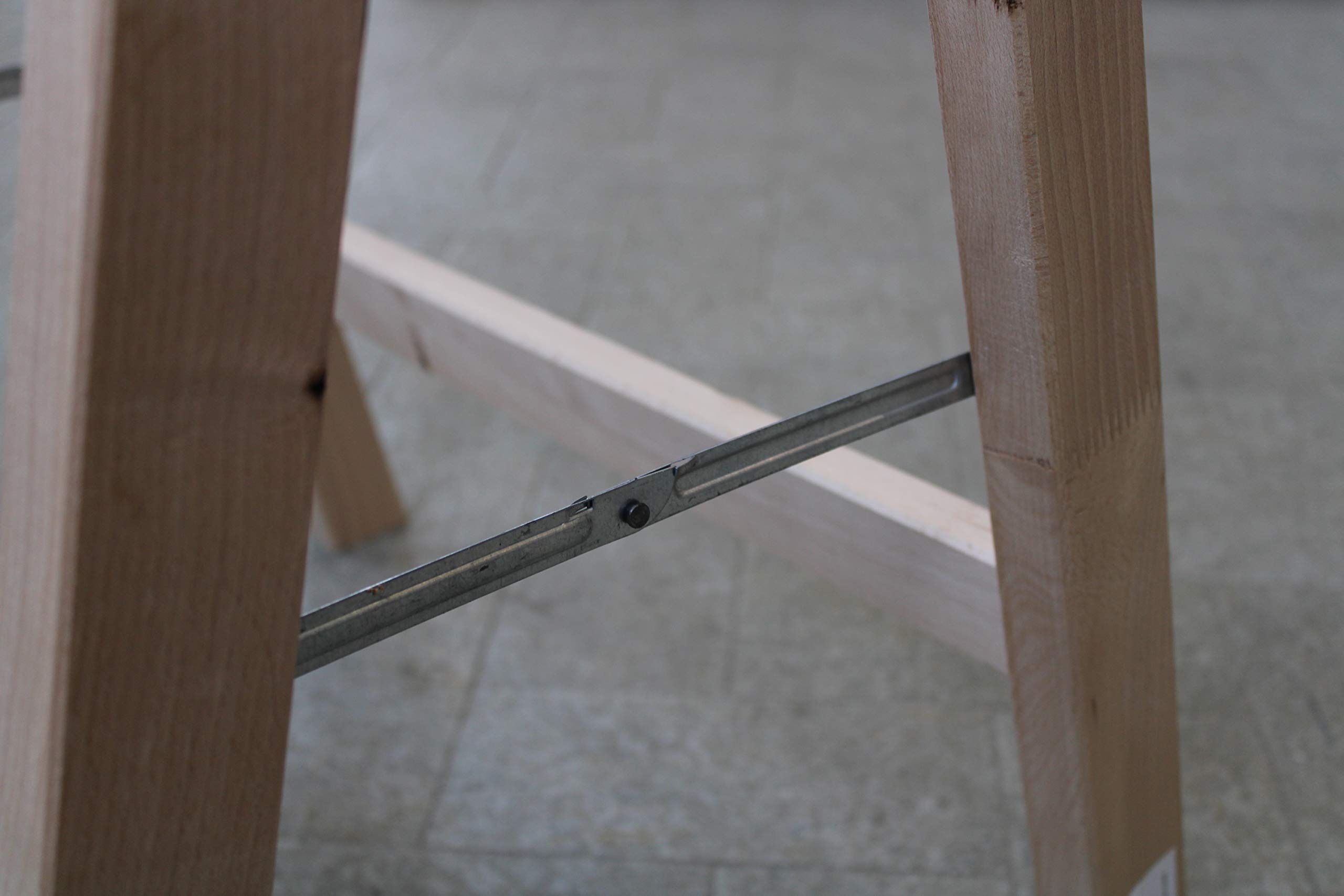 Cavalletto pieghevole in faggio 75 x 40 x 80 h cm