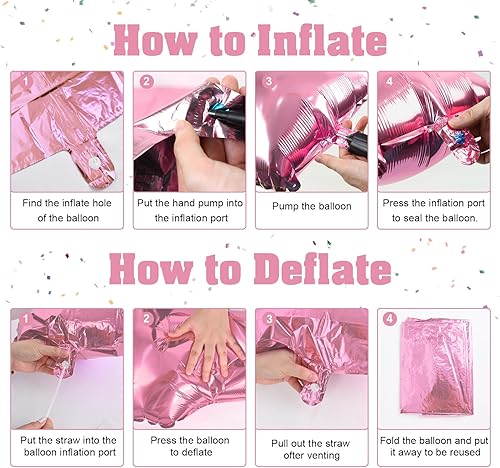 Vista 12 de Globos de 40 pulgadas, globo azul claro número 4, helio autoinflable de aluminio azul bebé para niños de 40 a 15 años, decoraciones de fiesta