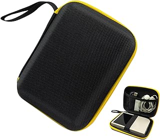 Sehoangd Travel Cable Organiser Hard Case Compatible with RG35xx RG353VS Handheld Game Console Case Travel Case Handheld Games