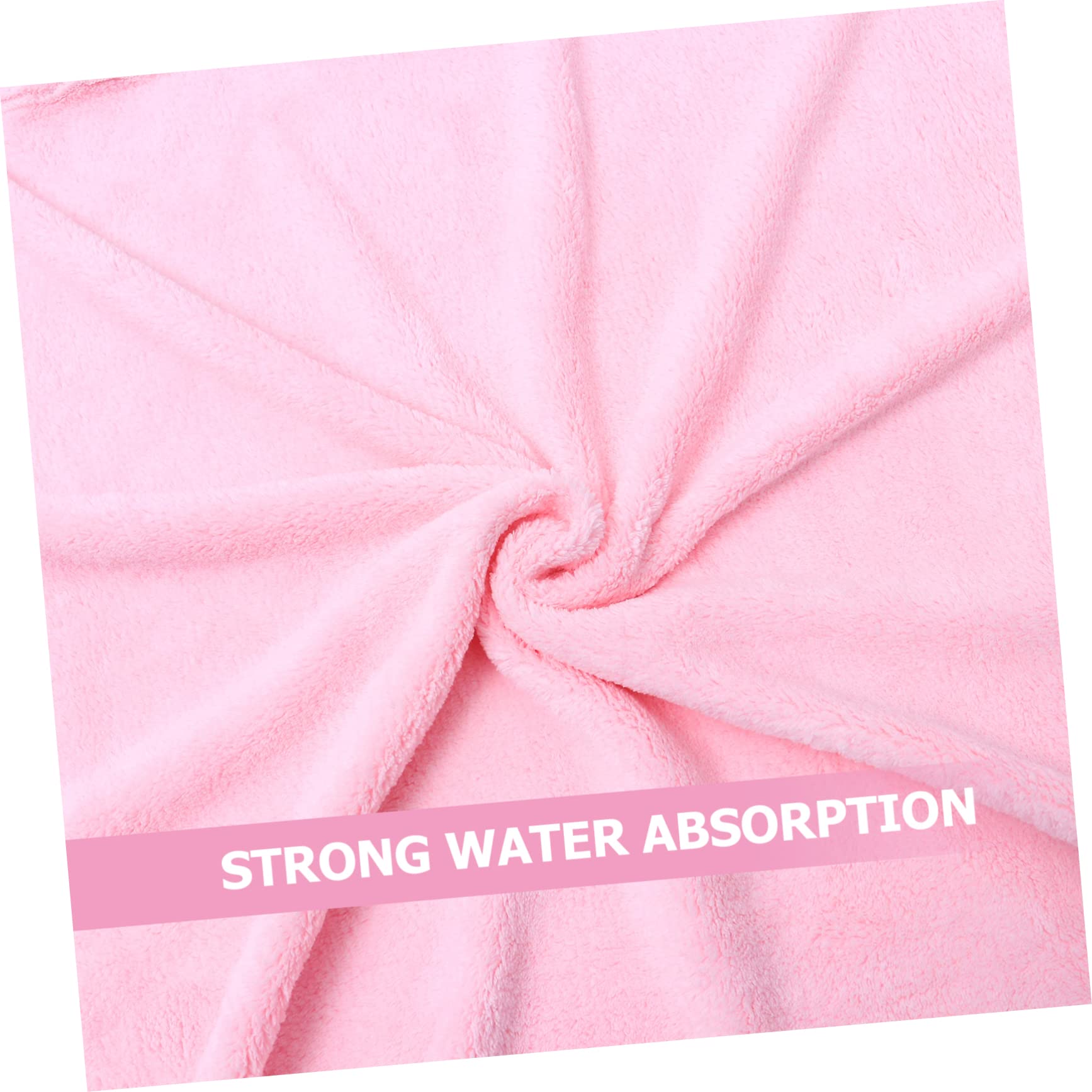 Cape de Bain pour Garçon et Filles à Capuche, Lapin Rose, 70x140cm