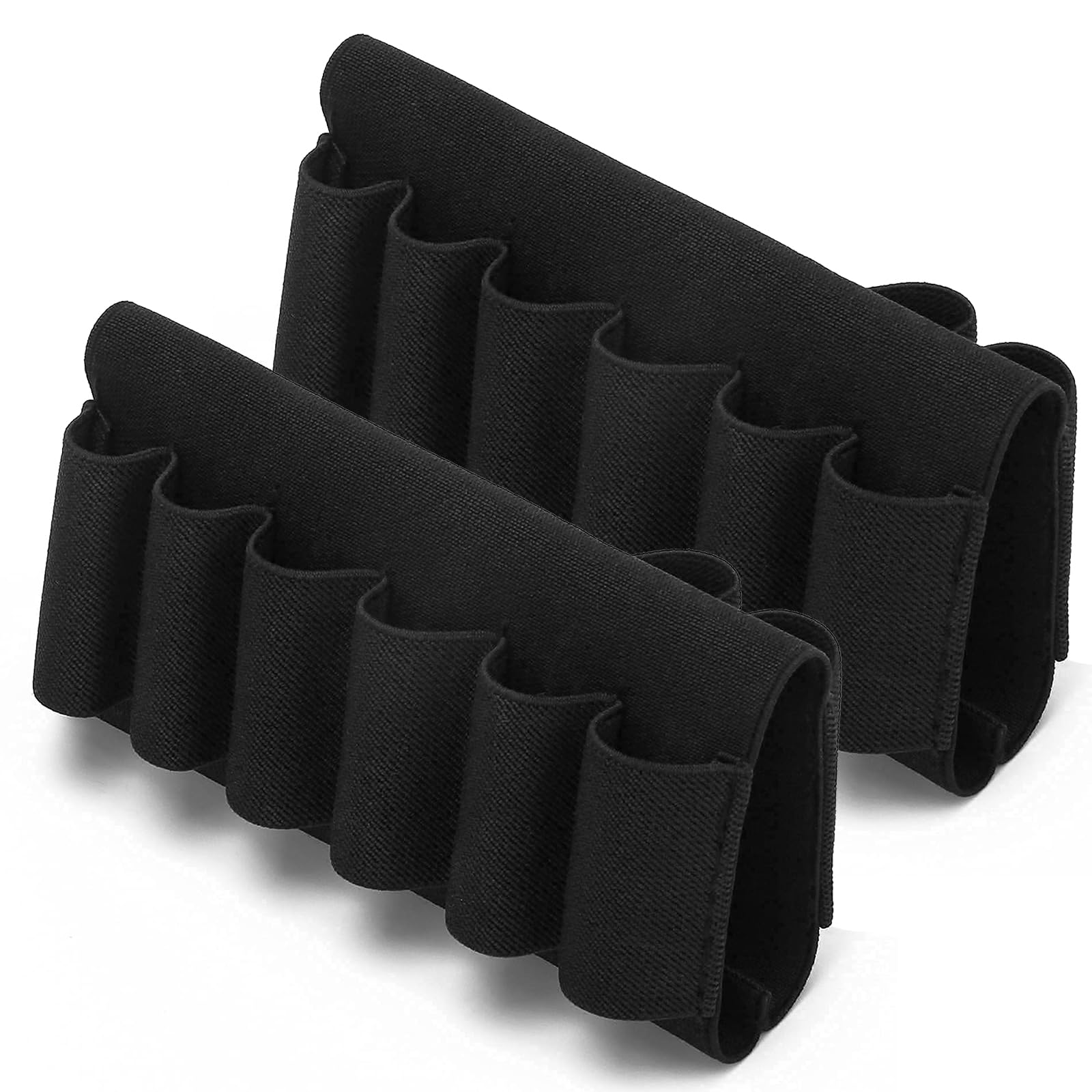 2P Shotgun Shell Holder Coolrunner 8 Round Buttstock Holder for 12/20 Gauge Ammo Tactical Shotgun Holder for Hunting