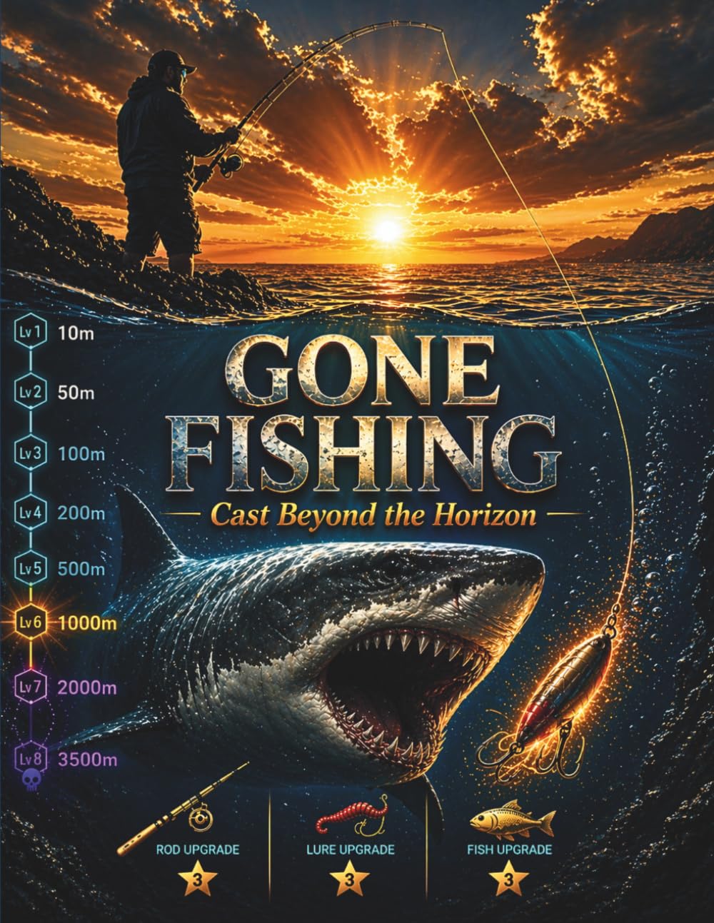 Gone Fishing: Cast Beyond the Horizon: Catch Fish, Upgrade Rods, Earn Money & Become The Ultimate Angler