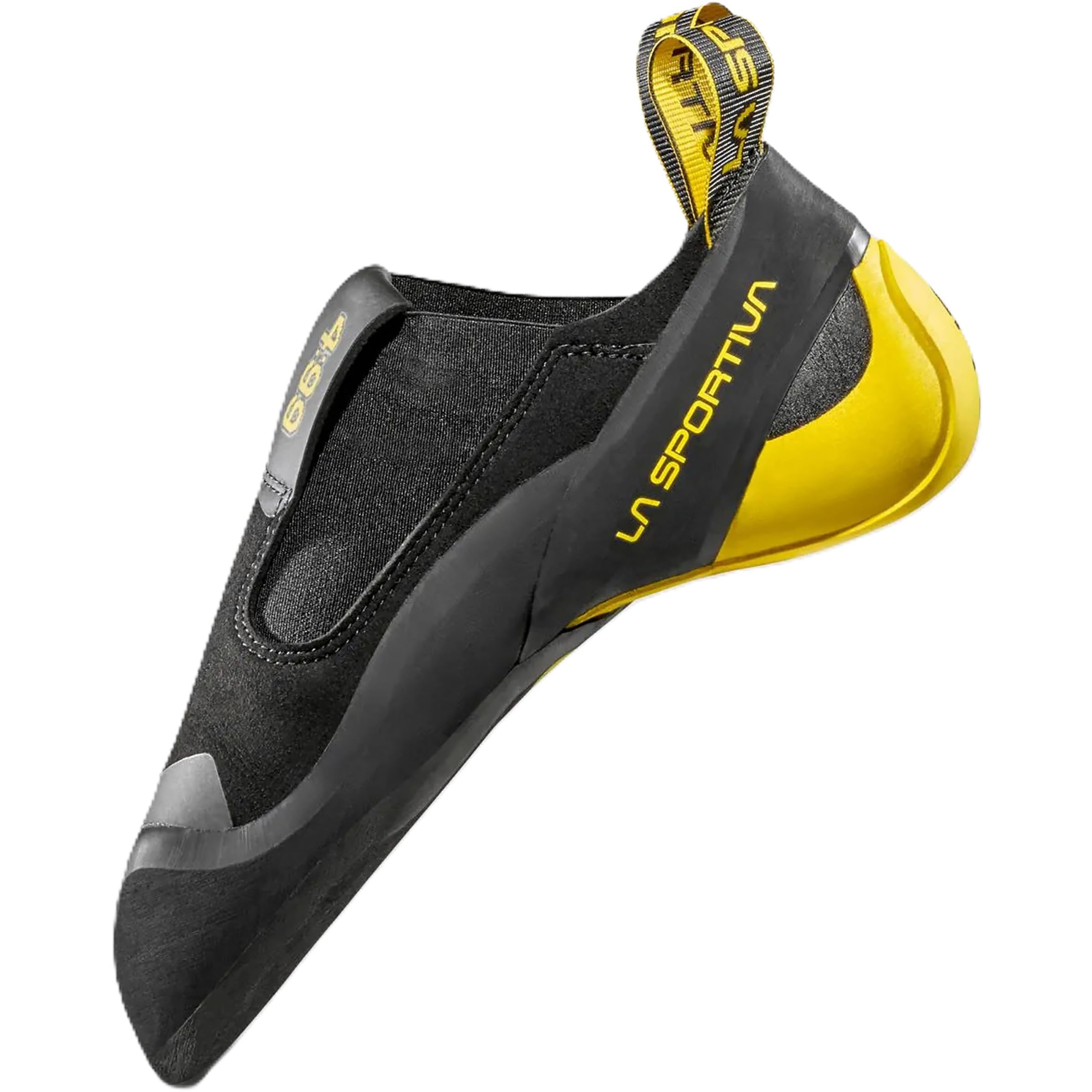 LA SPORTIVA Unisex Cobra 4.99 Scarpe da Arrampicata, Black-Yellow, 41.5