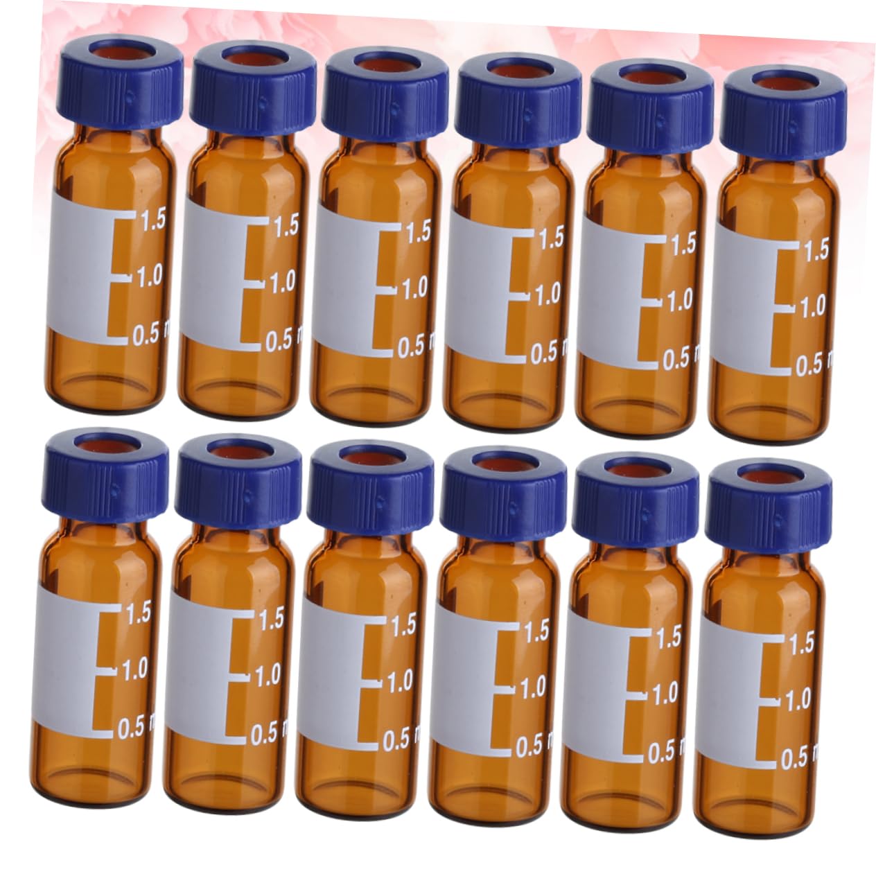 Alipis 2 Sätze Glasfläschchen Probenahme Flaschen Mit Schraubverschluss Chromatographie Fläschchen Lagerbehälter Für Labor Pharmazie Kosmetik 100 Stücke * 2
