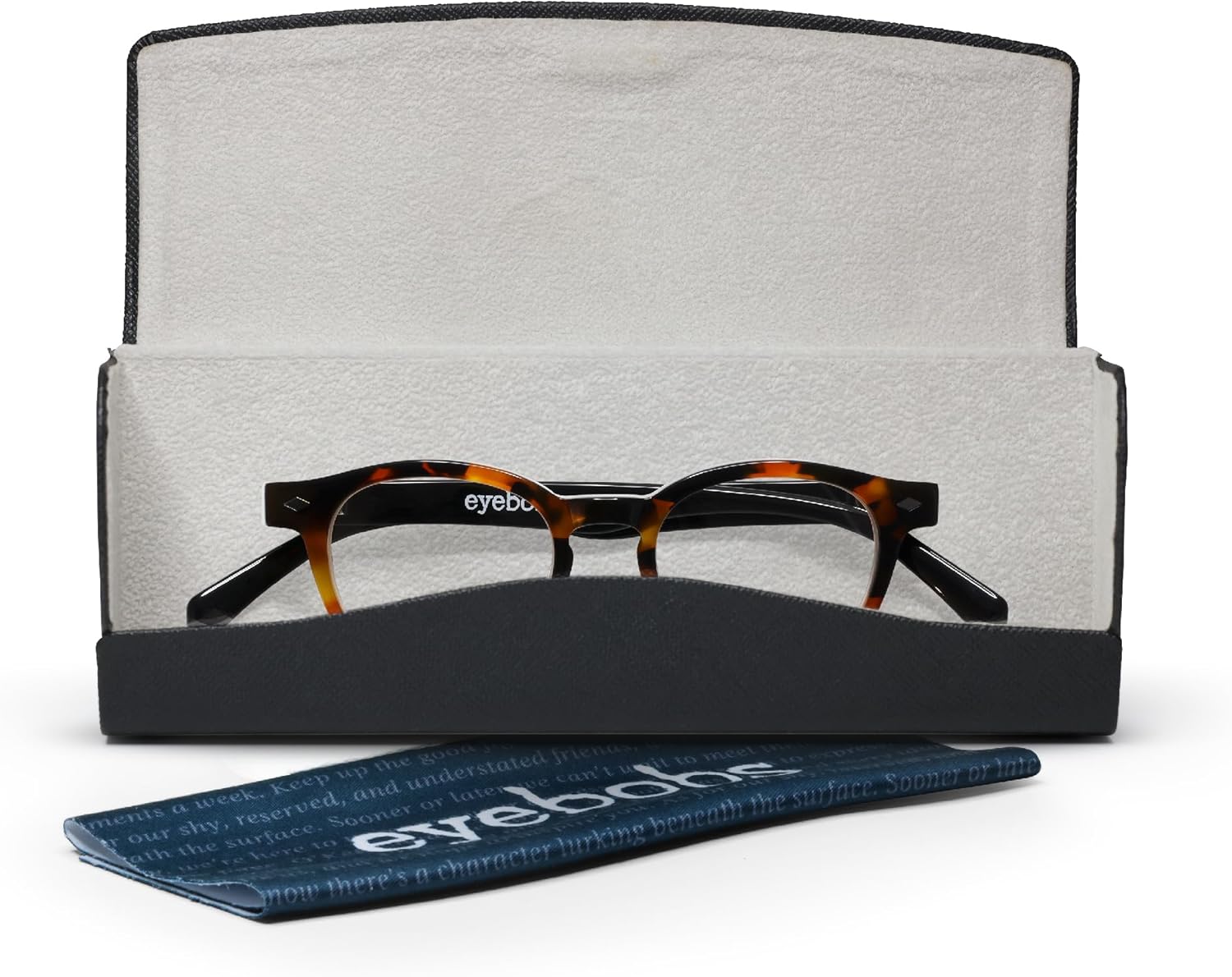 eyebobs Bitty Witty Premium Blue Light Reading Glasses for Women and Men | Round Blue Light Blocking Computer Glasses