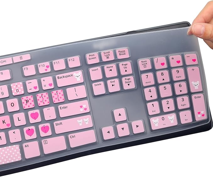 Funda de Teclado para Logitech MK295 MK275 MK270 - Silicona miniatura 4