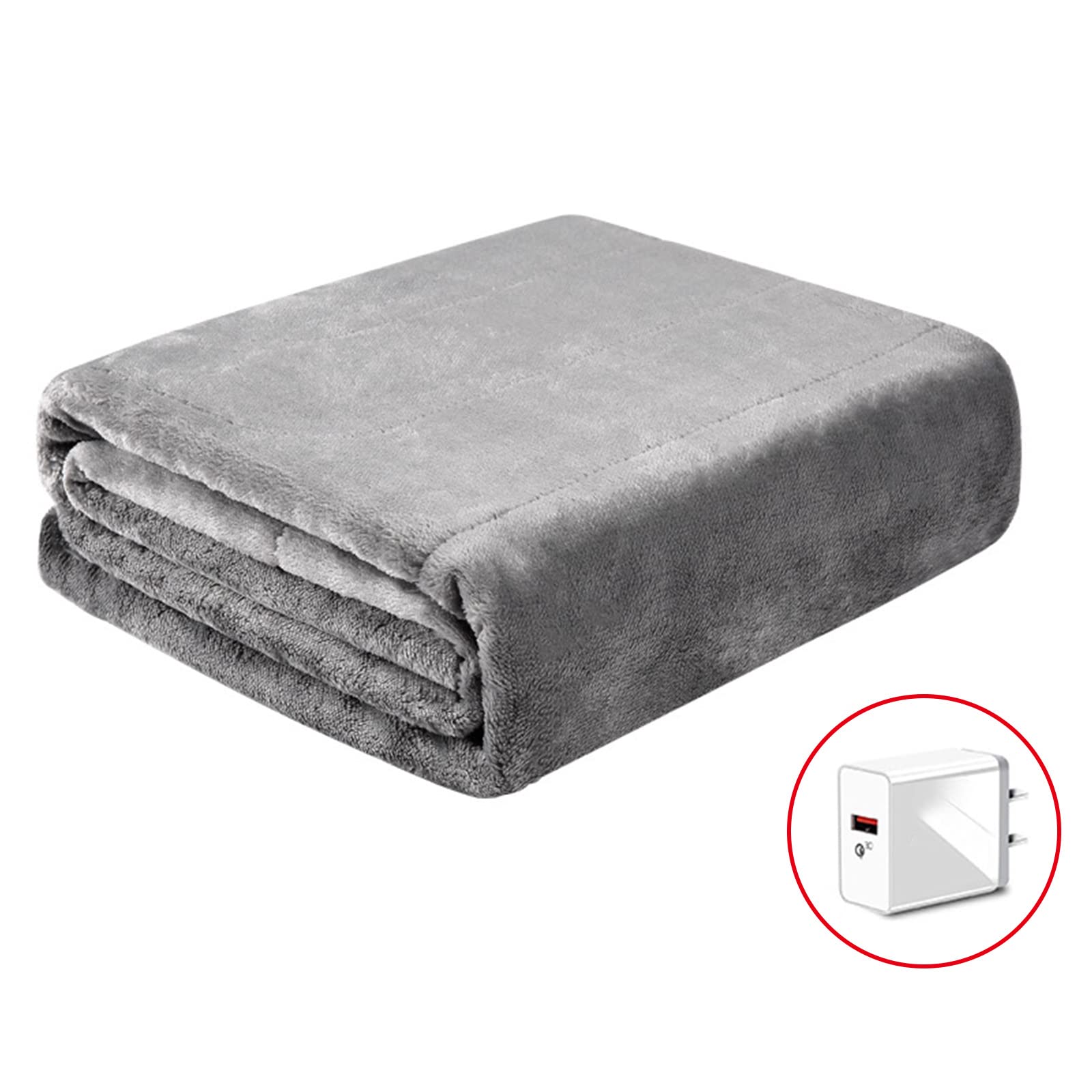 Coperta riscaldante elettrica USB in Flanella Lavabile per Mantenere Caldo Mantello per Viaggi all ' Aperto in Campeggio mantenendo Calda Coperta riscaldante elettrica USB