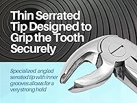 Vista 2 de Fórceps de extracción dental (molar inferior MD4#22)