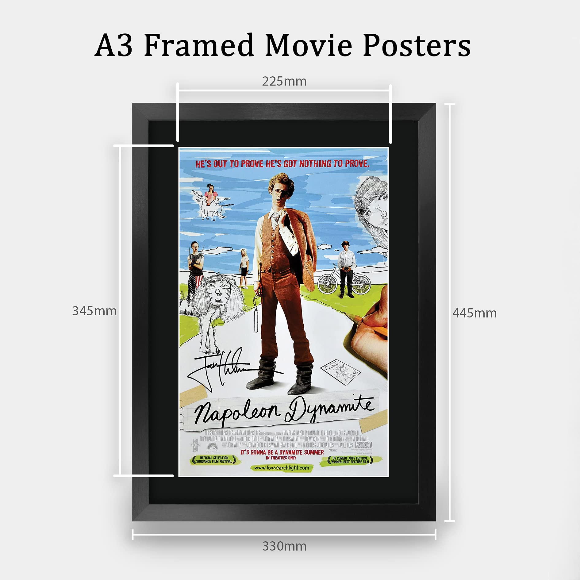 映画館用ポスター　ナポレオン　US版　両面印刷　約102cm×69cm Amazon.co.jp: HWC Trading A3 FR ナポレオンダイナマイト映画