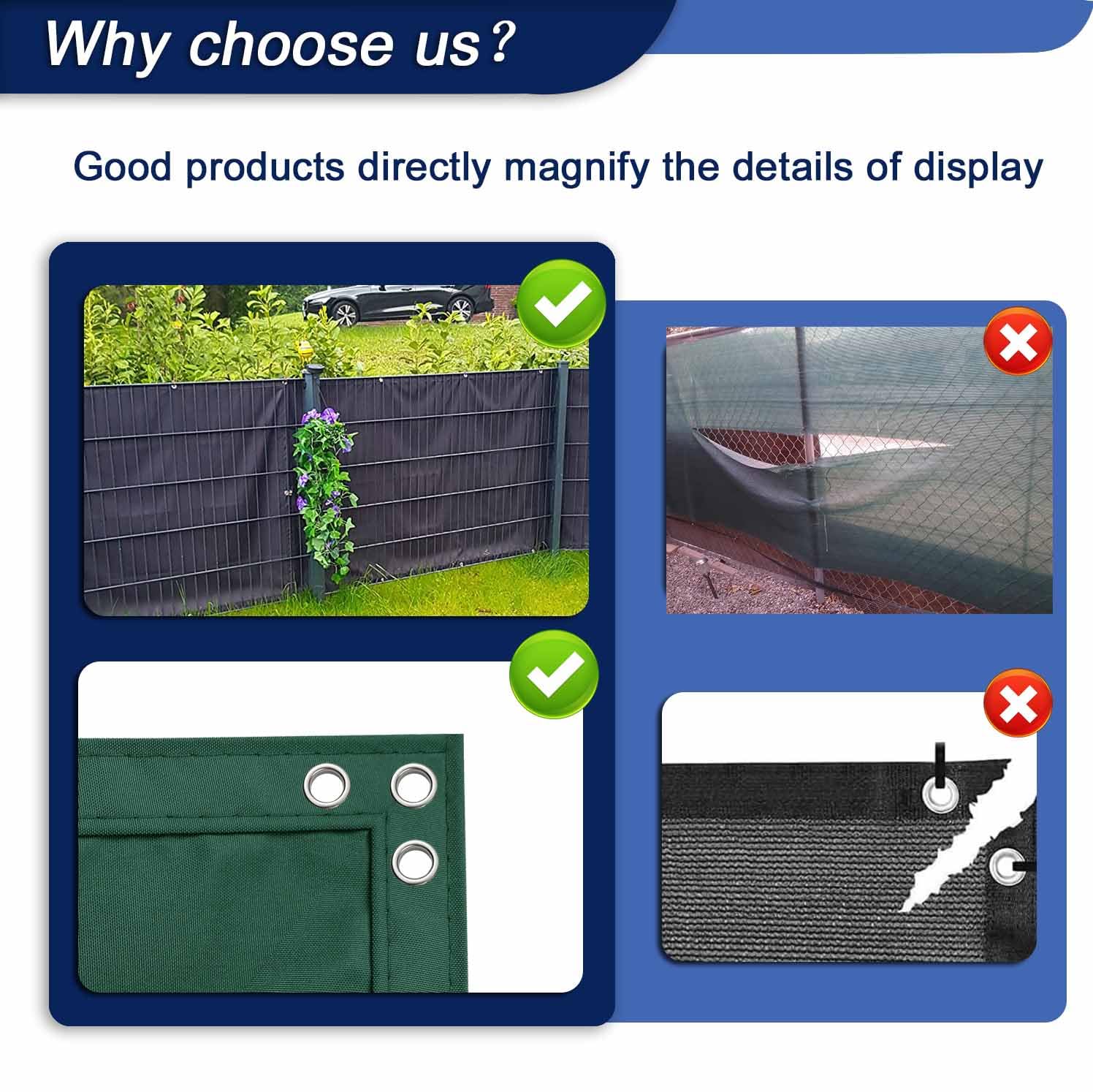 Funda para balcón sin taladrar, resistente a los rayos UV y al viento, 100 % poliéster, 160 g/m², verde, 125 x 1300 cm, ideal para barandilla de balcón, patio y jardín, accesorios de fácil instalación
