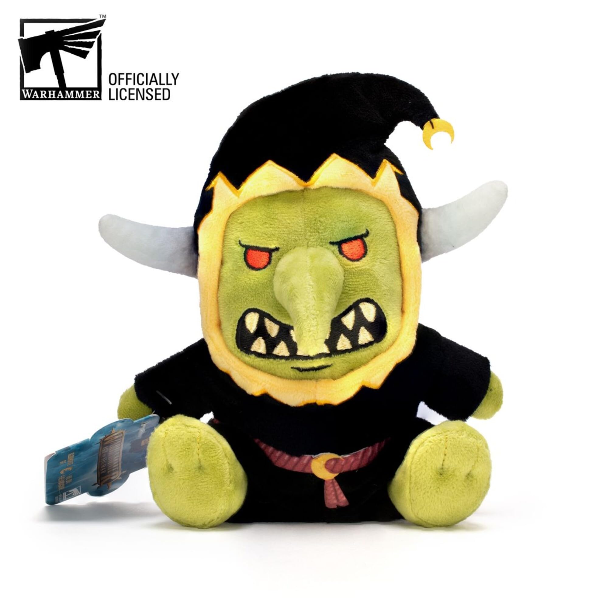 TOMY Warhammer, Gloomspite Git pluszowa figurka kolekcjonerska dla młodzieży i dorosłych, wściekły grot z Age of Sigmar, czerwone oczy, oficjalnie licencjonowana, dekoracja fantasy, od 12 lat