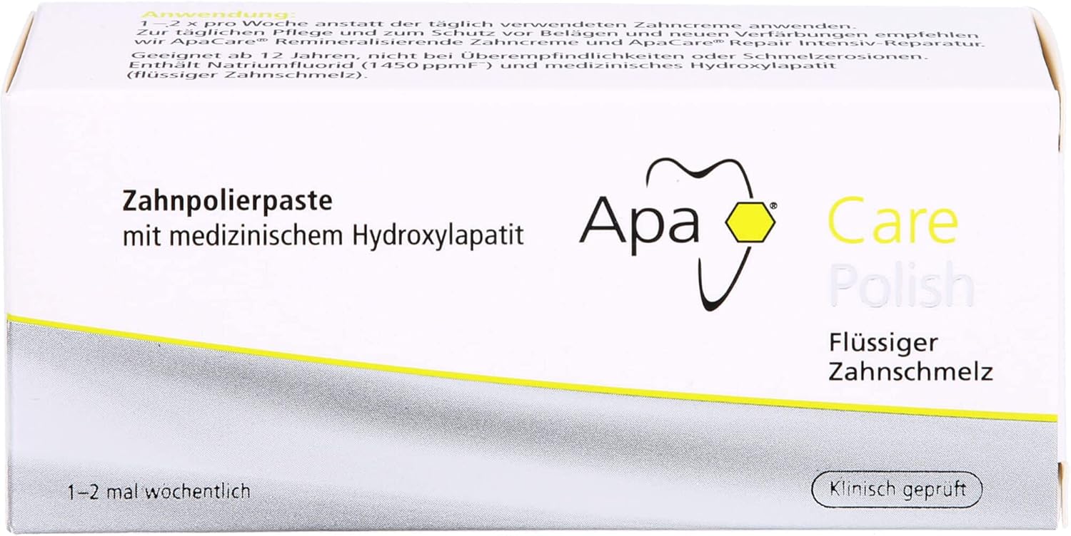 APACARE Polish Zahnpolierpaste 20 ml Amazon.de Drogerie & Körperpflege
