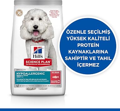 Hill's Science Plan Hypoallergenic Adult Medium Breed Salmon Dog Food 12kg
