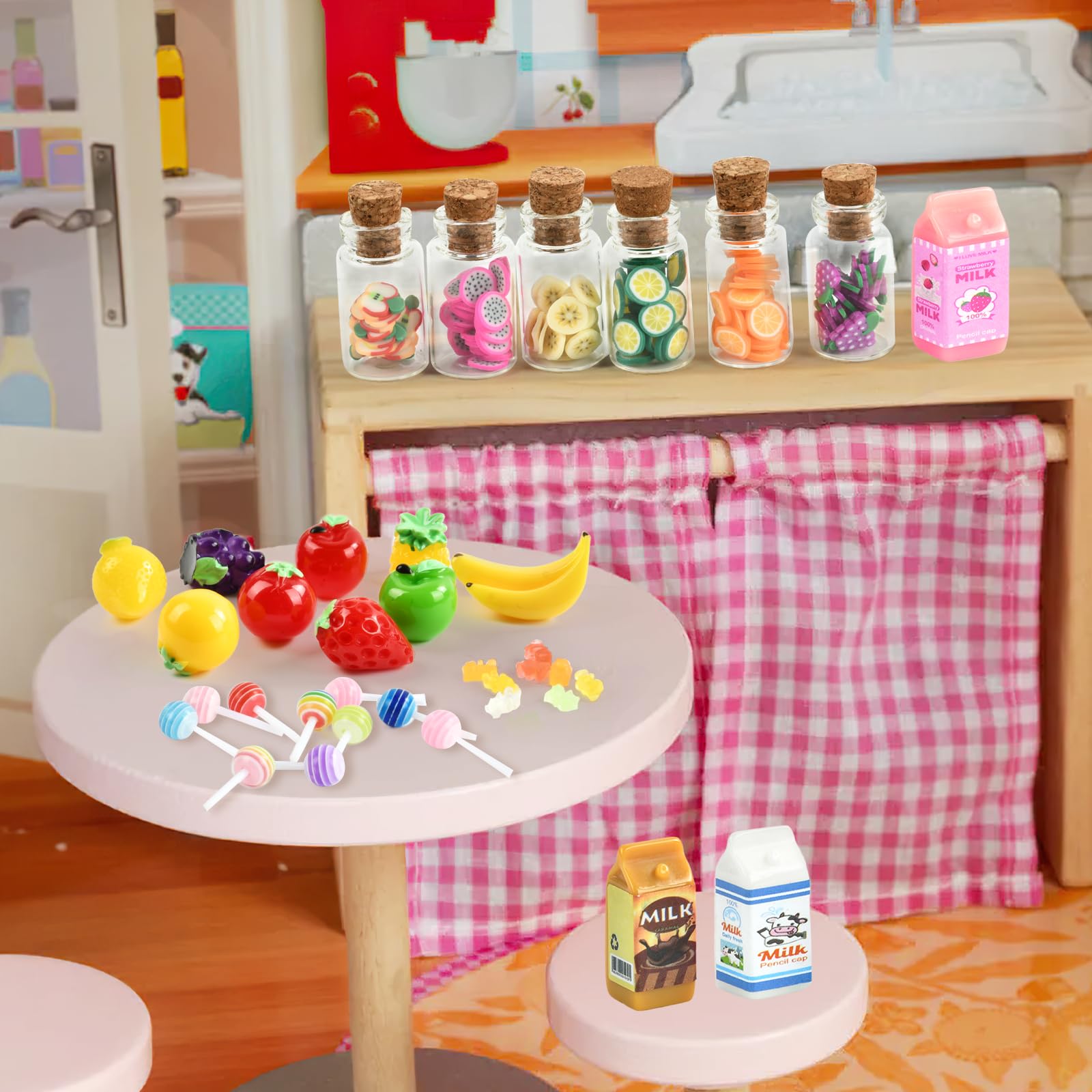 1Pc Casa delle bambole in miniatura Limone Tè Bevanda