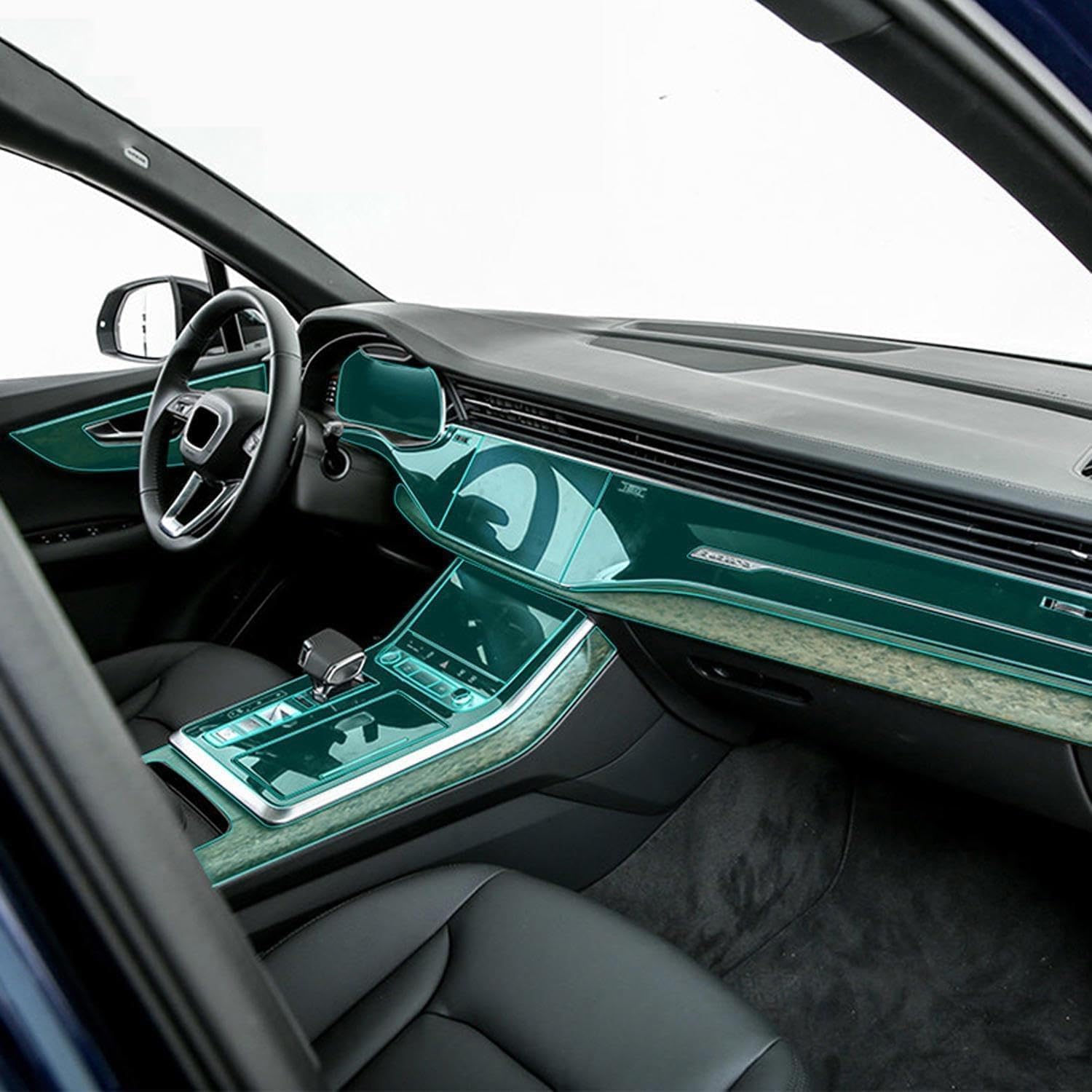 Film protection TPU anti-rayures pour console centrale Audi Q7 4M