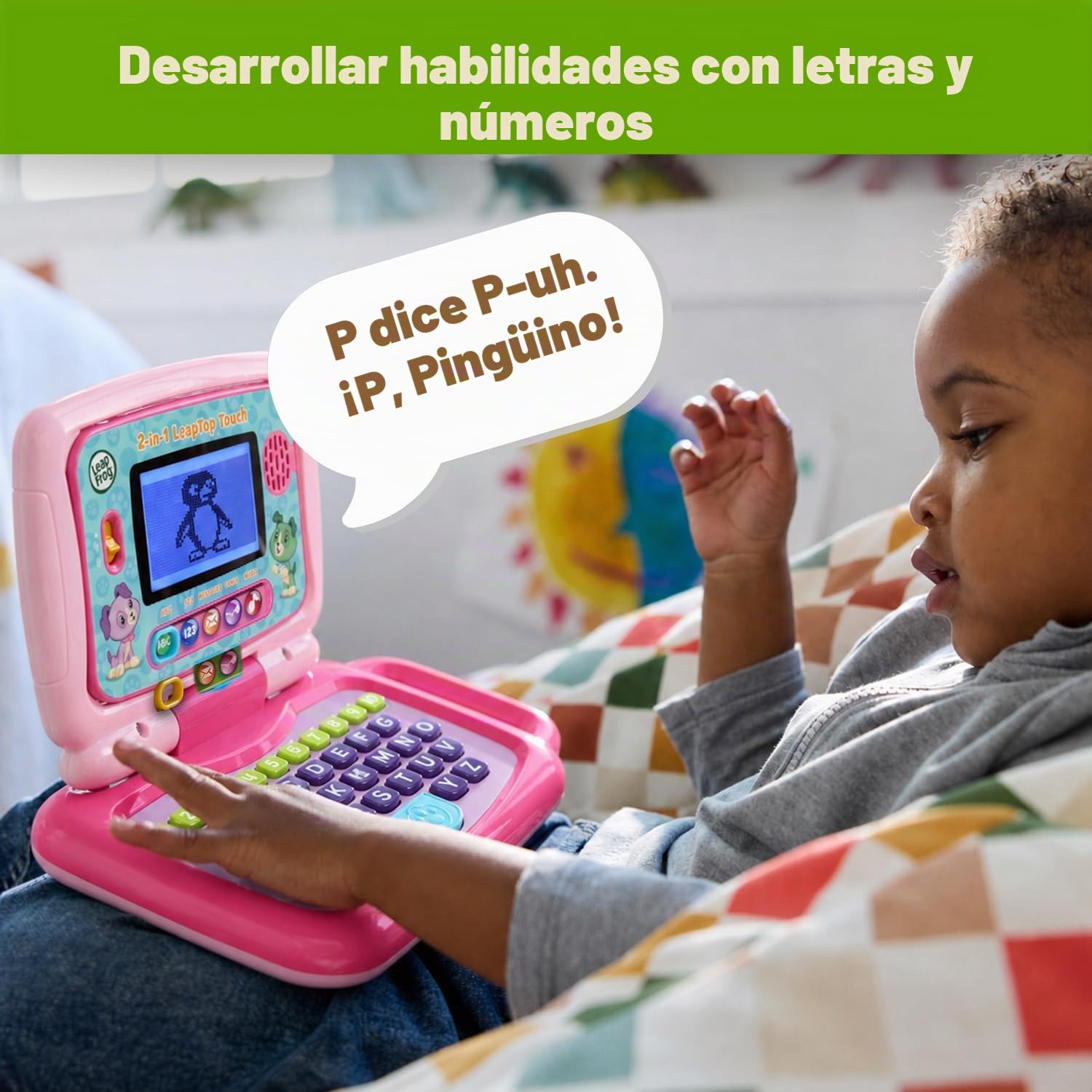 LeapFrog 2-in-1 LeapTop Touch, Pink