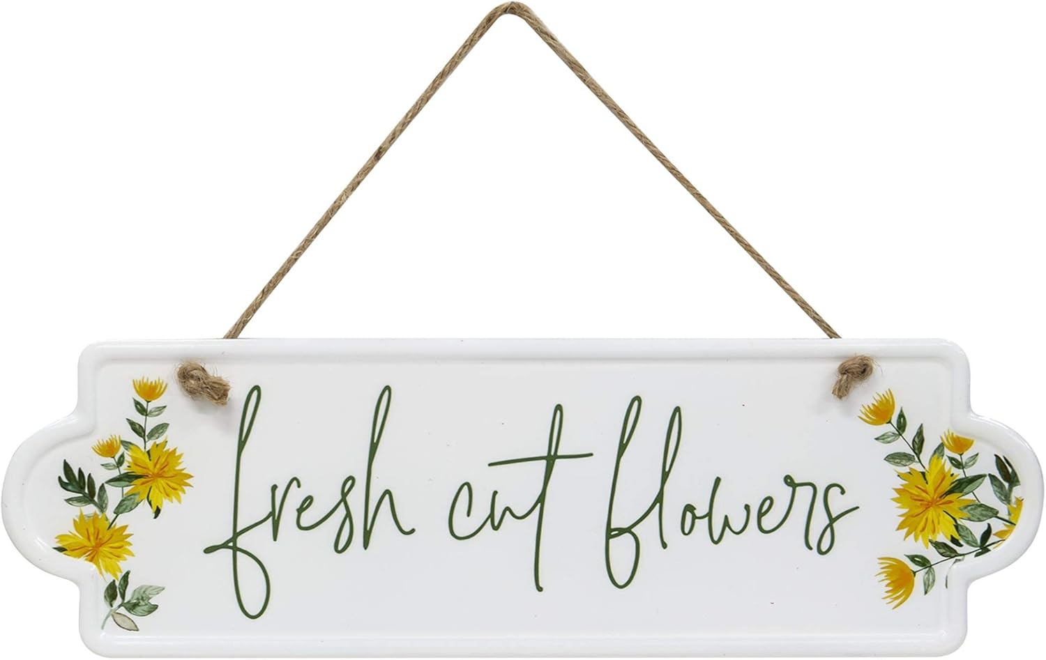 Kruenpeeper Creek CWI Gifts Fresh Cut Flowers Metal Sign, Multi Home & Kitchen