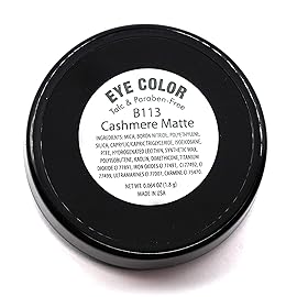 Pure Ziva Cashmere Matte Satin Velvet Lavender Purple Light Pink Opaque Pressed Powder Single Vegan Eyeshadow; Talc, Paraben & Cruelty Free