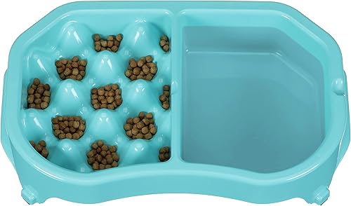 Miniatura 1 de Neater Pet Brands - Comedero lento, ordenado, para perros, divertido, saludable, sin estrés, tazón que ayuda a detener la inflamación, evita la