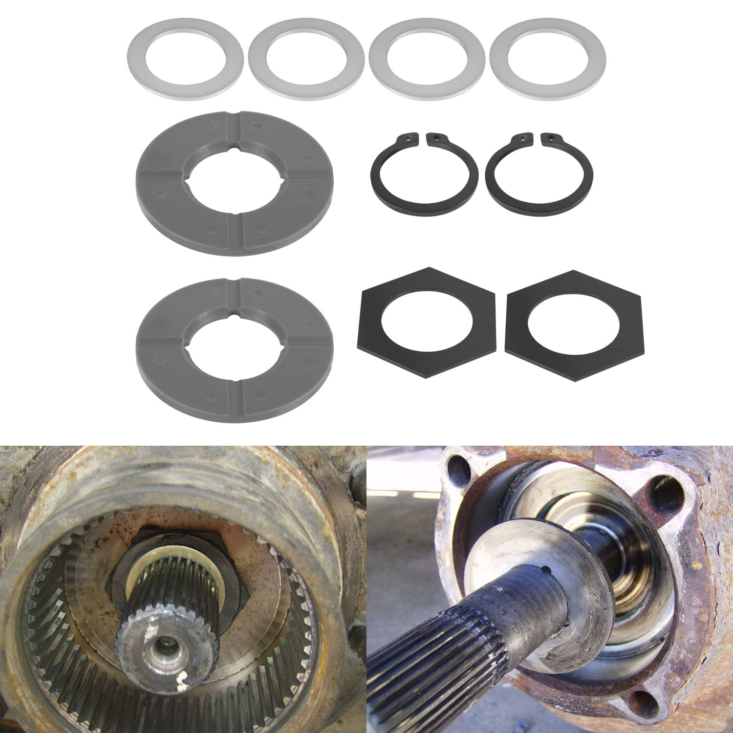 Thrust Washer Snap Ring Kit fit for Ford Super Duty F250