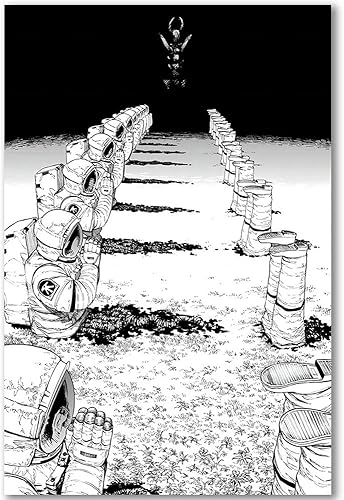 Chainsw Man - Póster de anime japonés para habitación de niños y niñas A 12 x 18 pulgadas sin marco