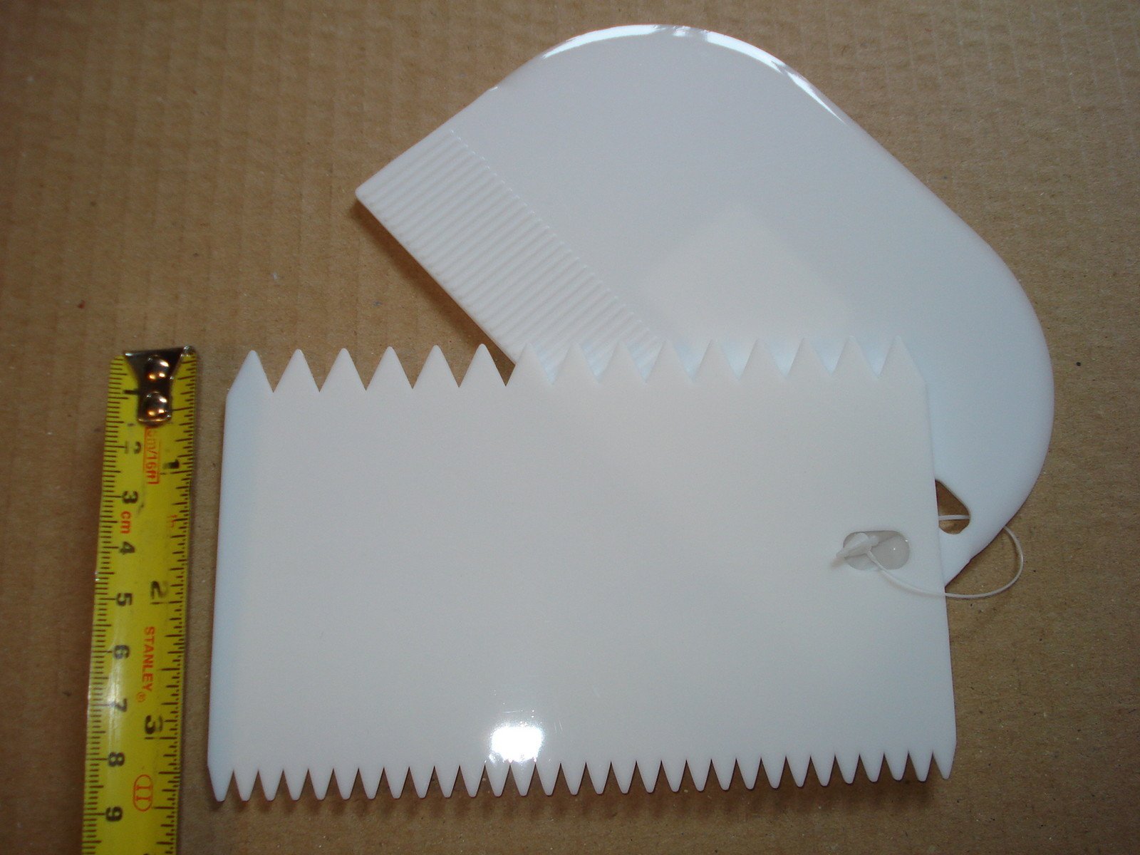 Ibili Bowl Scraper and Cake Decorator, White, 15 cm, 2-Piece