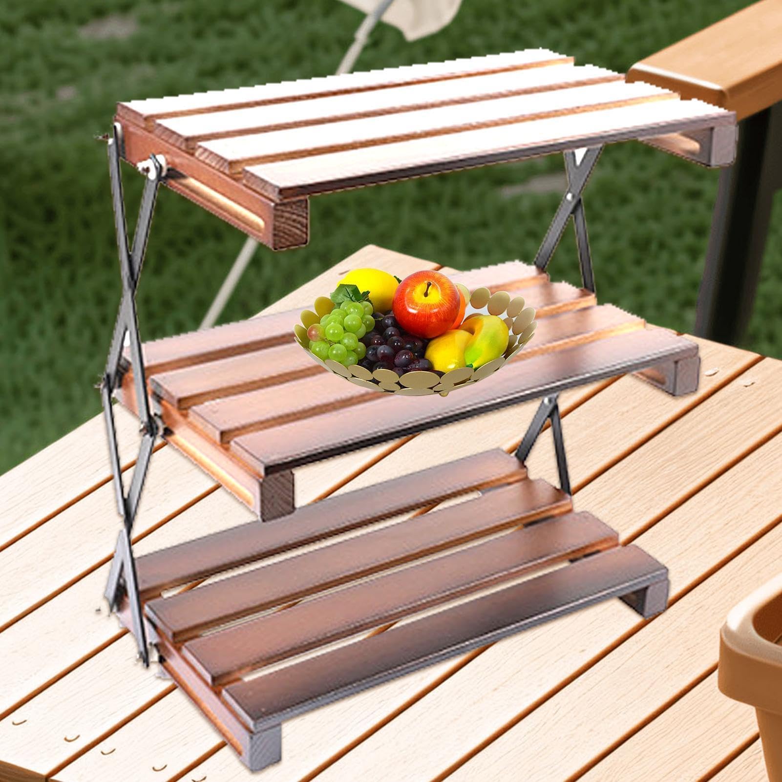 Cesta de almacenamiento plegable para camping
