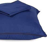 Vista 8 de Micropuff Protectores de almohada con cremallera, tamaño estándar, color gris, fundas de almohada de microfibra cepillada de alta calidad, fundas