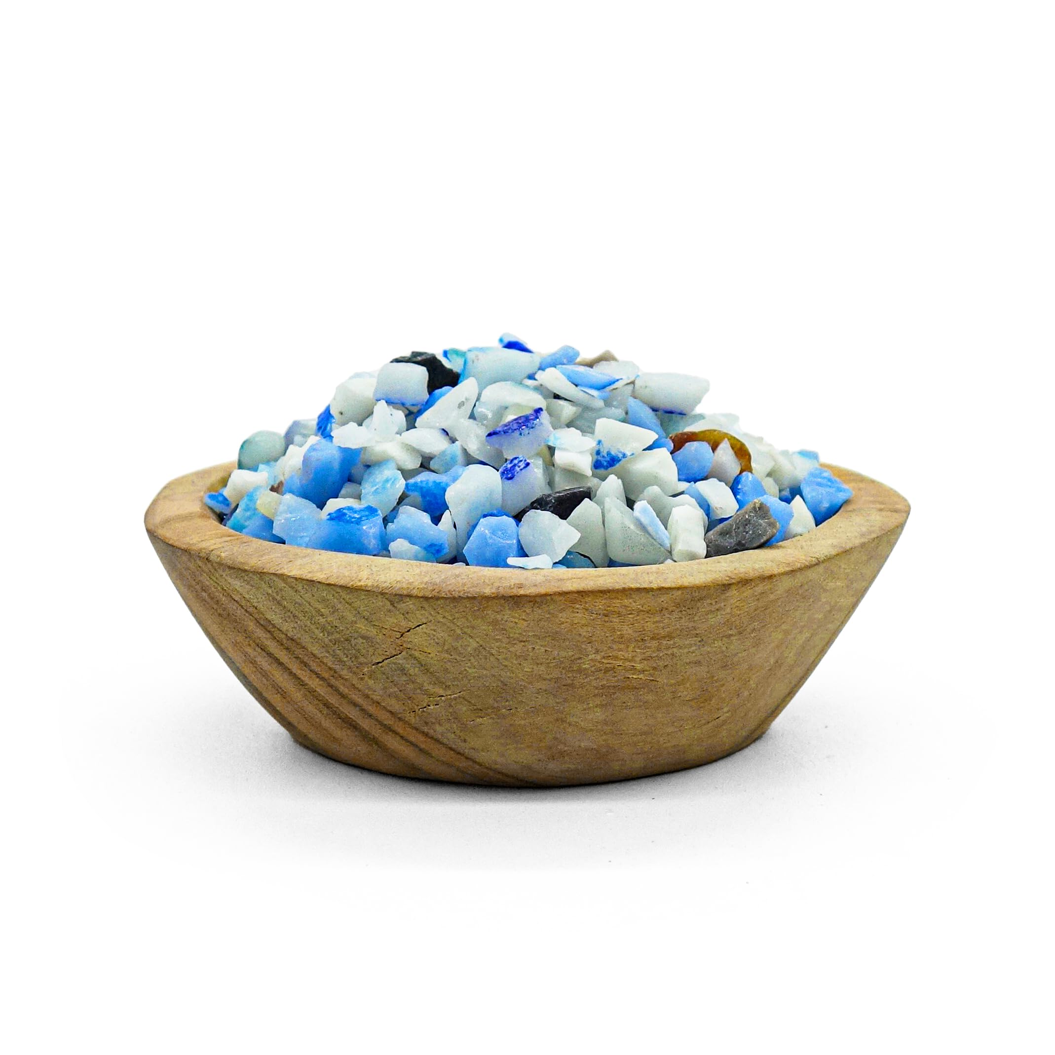 Verre Pilé Multicolore 1,8 kg - Vitres Pilé - Verre Brise - Vitres Brise - Cristaux Pilé - Cristaux Écrasé pour Artisanat (4-8 mm) (Multicolore)