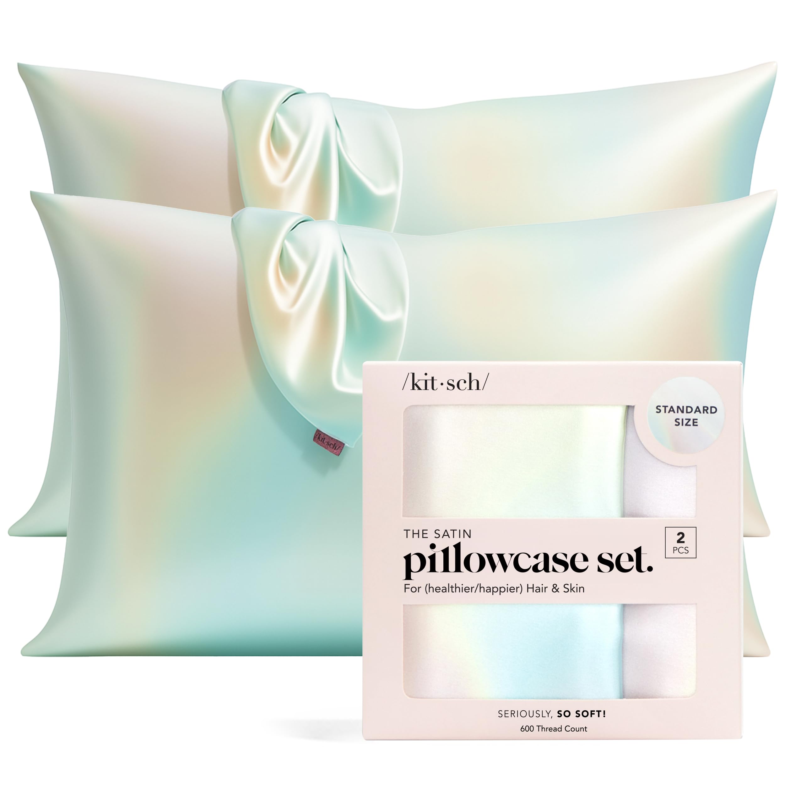 Kitsch Satin Pillowcase (2-Pack)