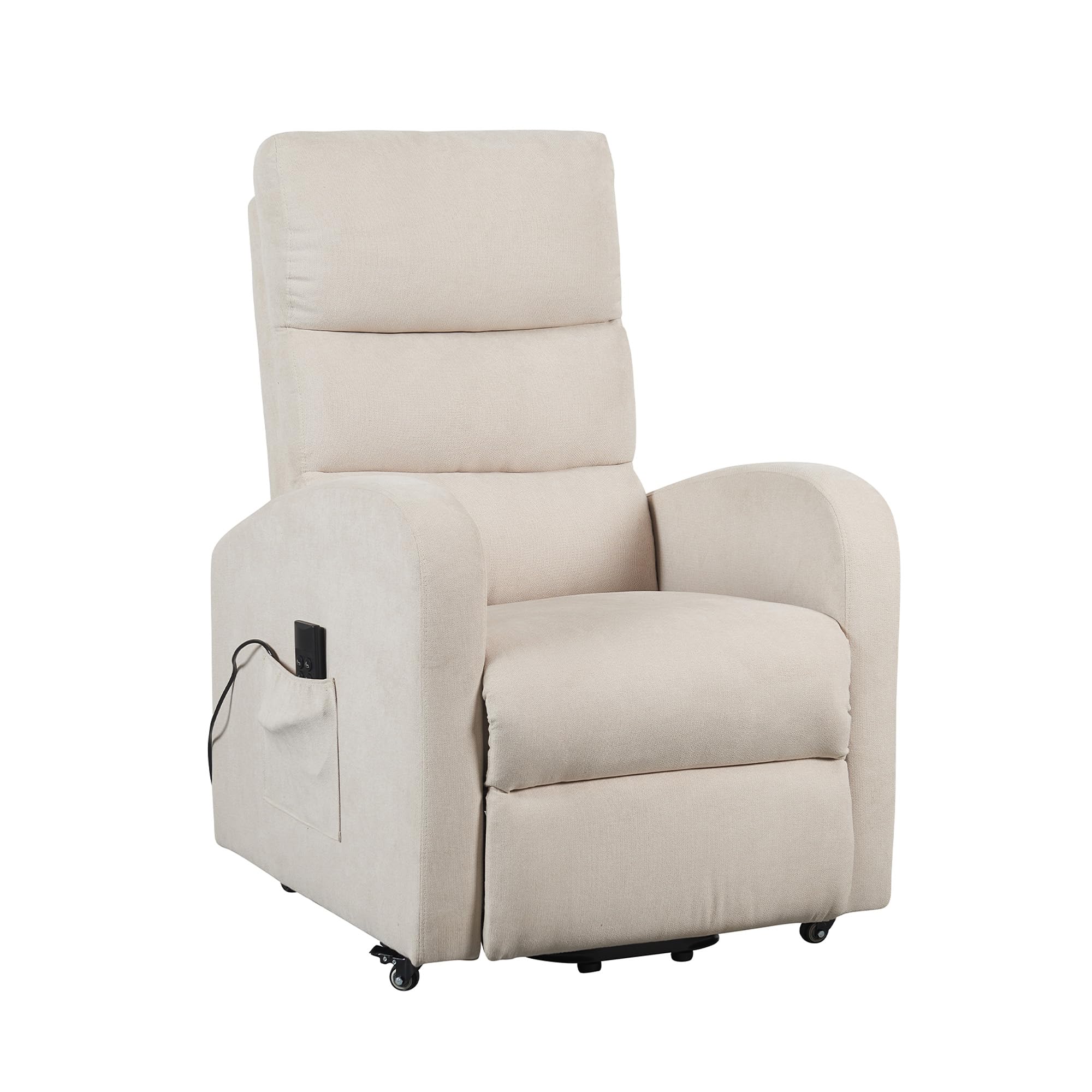 POLTRONE ITALIA - Jessica1 Fernsehsessel mit elektrischer Aufstehhilfe mit 1 Motor und 4 Rädern Aufstehsessel Seniorensessel Relaxsessel Medizinprodukt der Klasse I