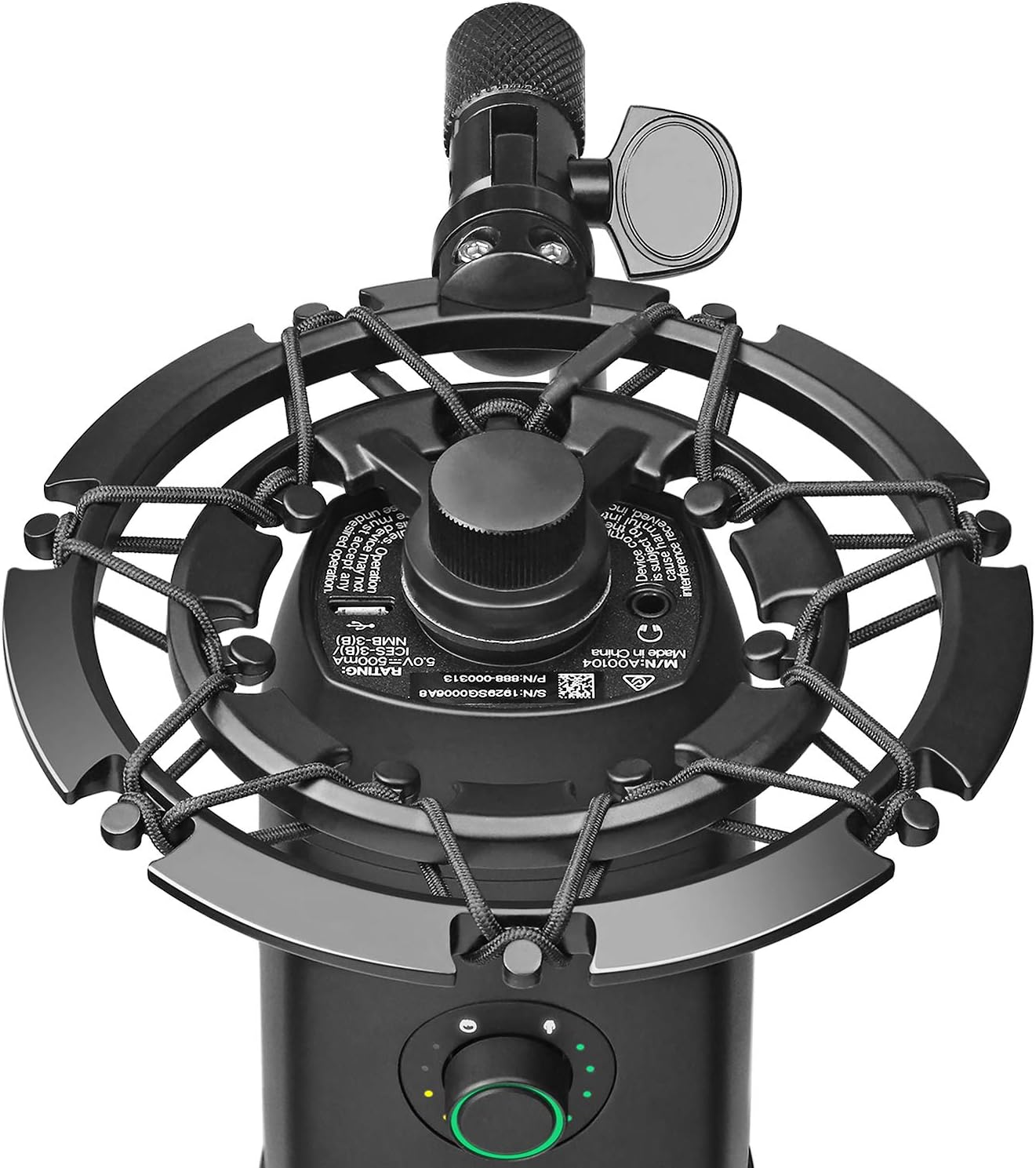 Blue Yeti X Shock Mount, Latest Alloy Microphone Shockmount Reduces Vibration and Shock Noise Matching Boom Arm Mic Stand by YOUSHARES