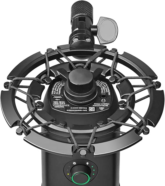 Blue Yeti X Shock Mount, Latest Alloy Microphone Shockmount Reduces Vibration and Shock Noise Matching Boom Arm Mic Stand by YOUSHARES