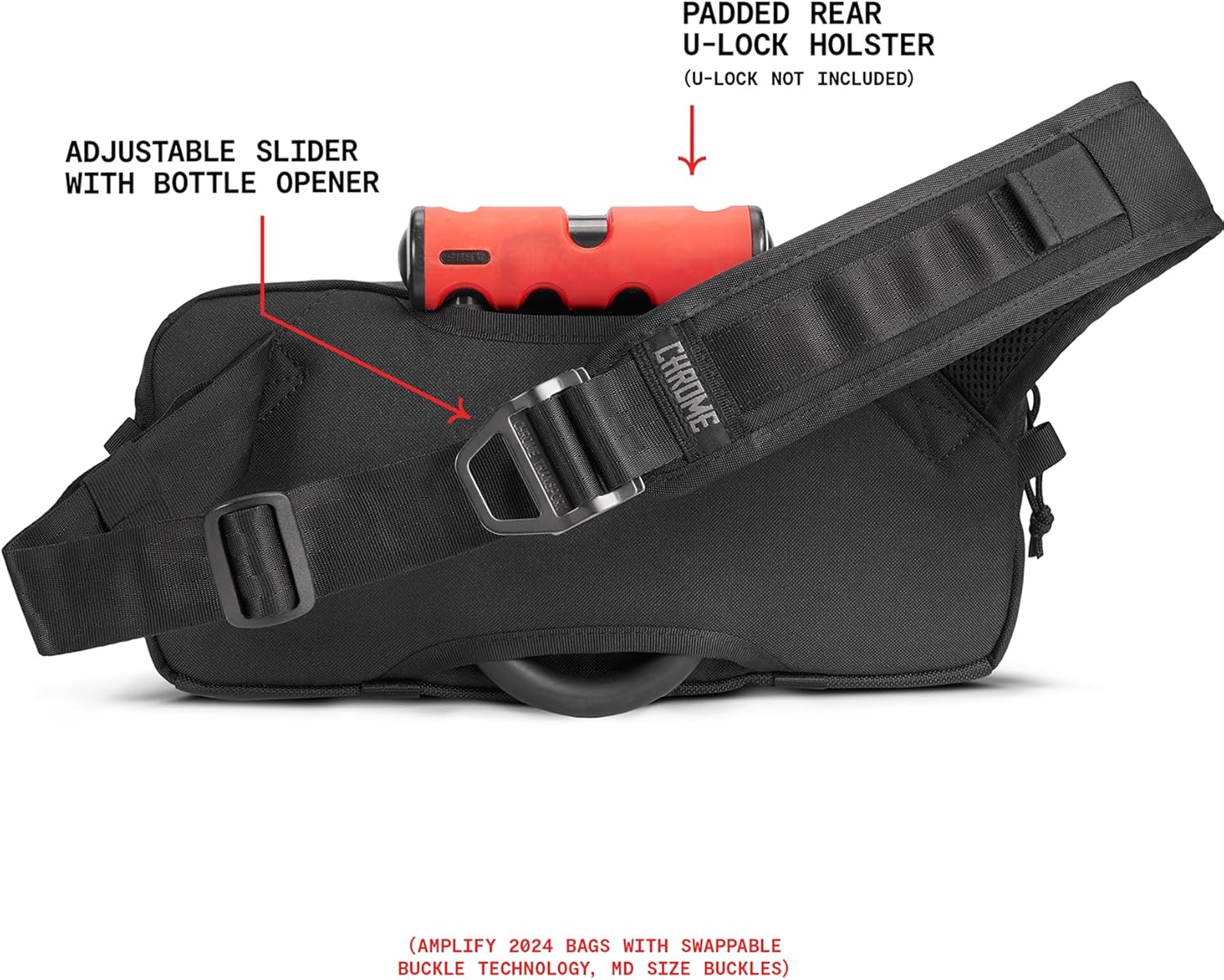 Chrome Industries Mini Kadet Sling Bag – Water Resistant Messenger Crossbody Bag - Image 6