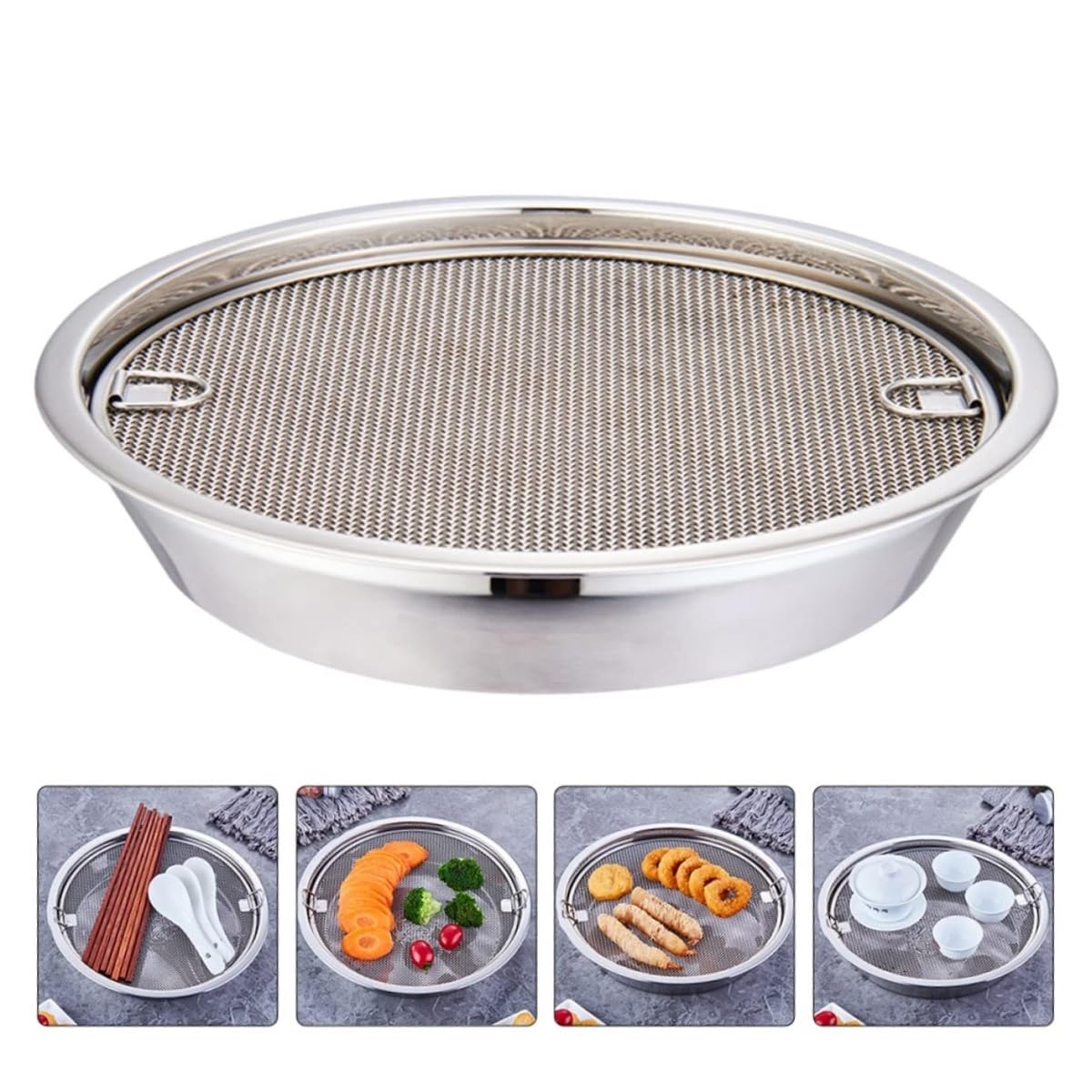 Cesta Freir Rejilla De Drenaje Acero Inoxidable Colador Cesta For Freír Versátil Grasa para Cocina Doméstico