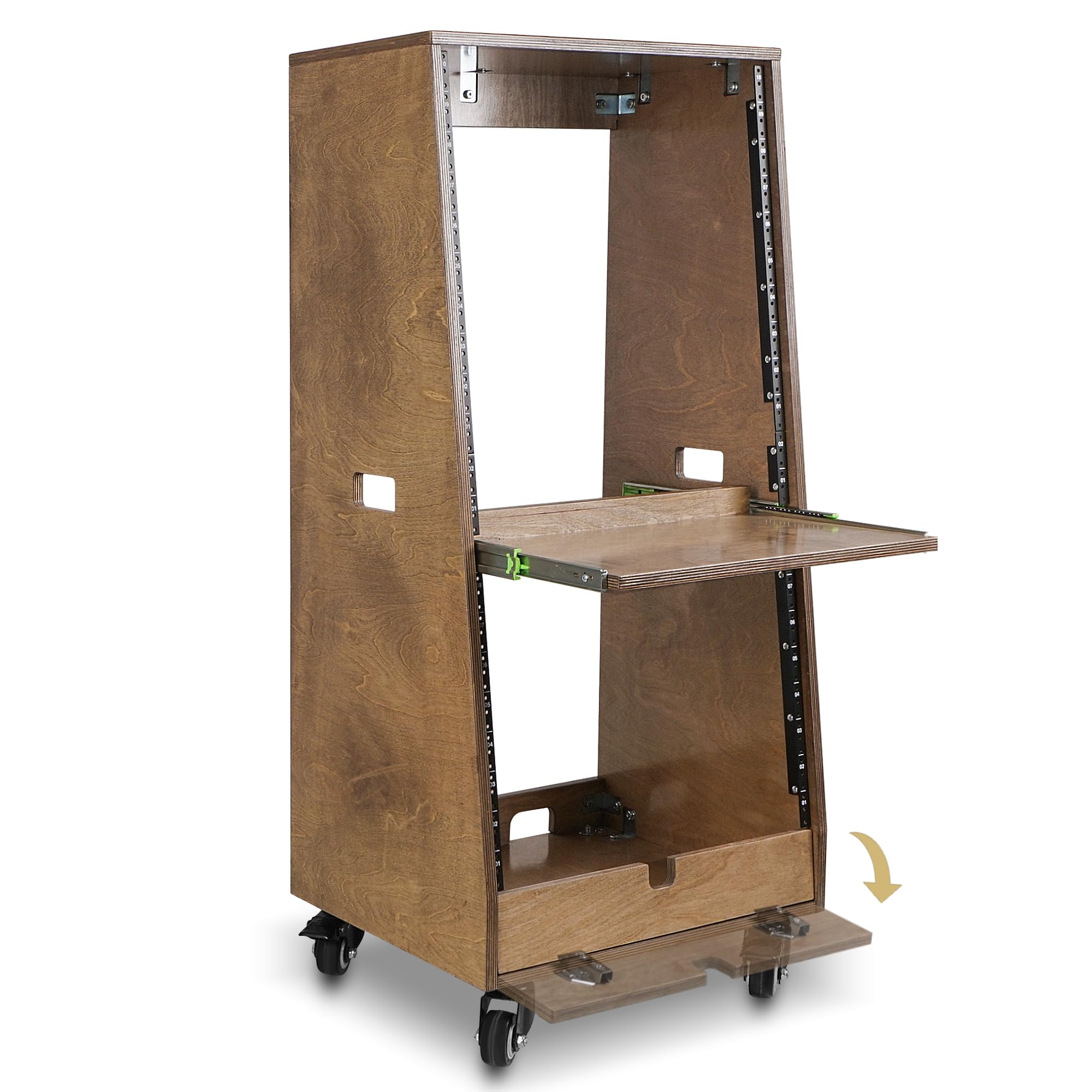 Amazon.com: Sound Town DIY Slanted 20U Studio Rack (12U Top