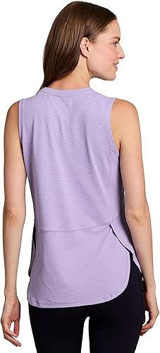 Miniatura 3 de RBX Camiseta activa de entrenamiento para mujer, malla de burbujas, secado rápido, gimnasio, cuello redondo, para mujer