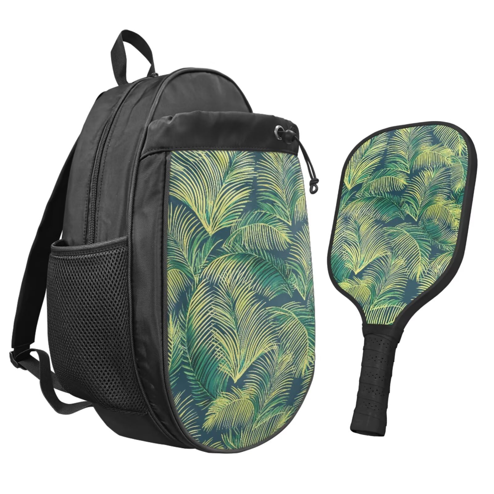 Set di racchette da pickleball 2 in 1 con superficie in fibra di vetro, ideale come regalo per principianti