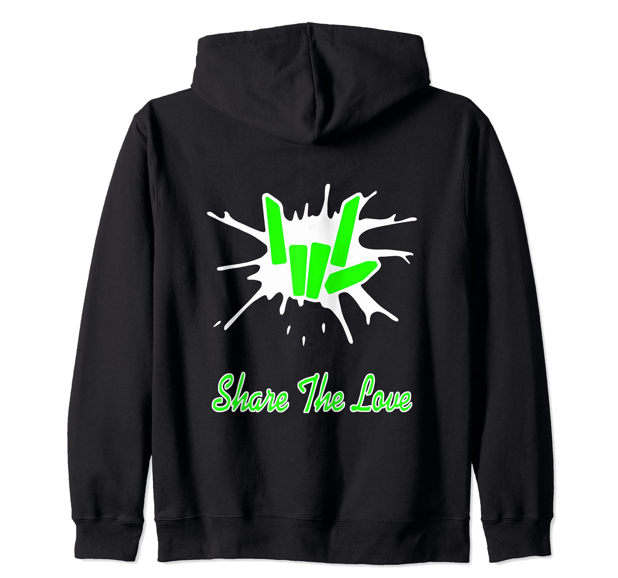 Share Love for Kids and YouthBack side Zip Hoodie