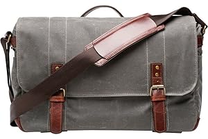 ONA The Union Street Camera Messenger Bag - Smoke Waxed Canvas